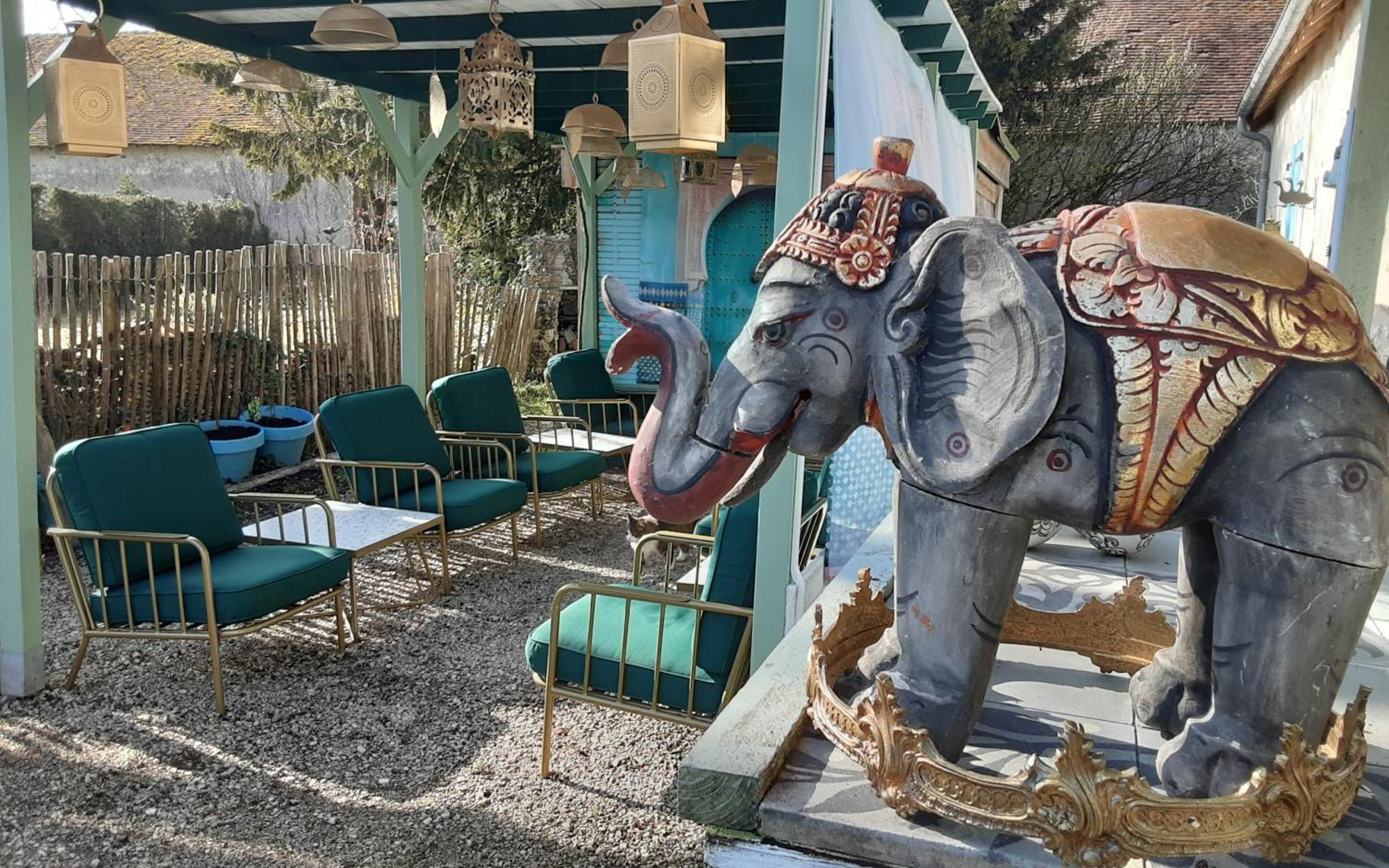 'La Menagerie' Panzió Châteauvieux Kültér fotó